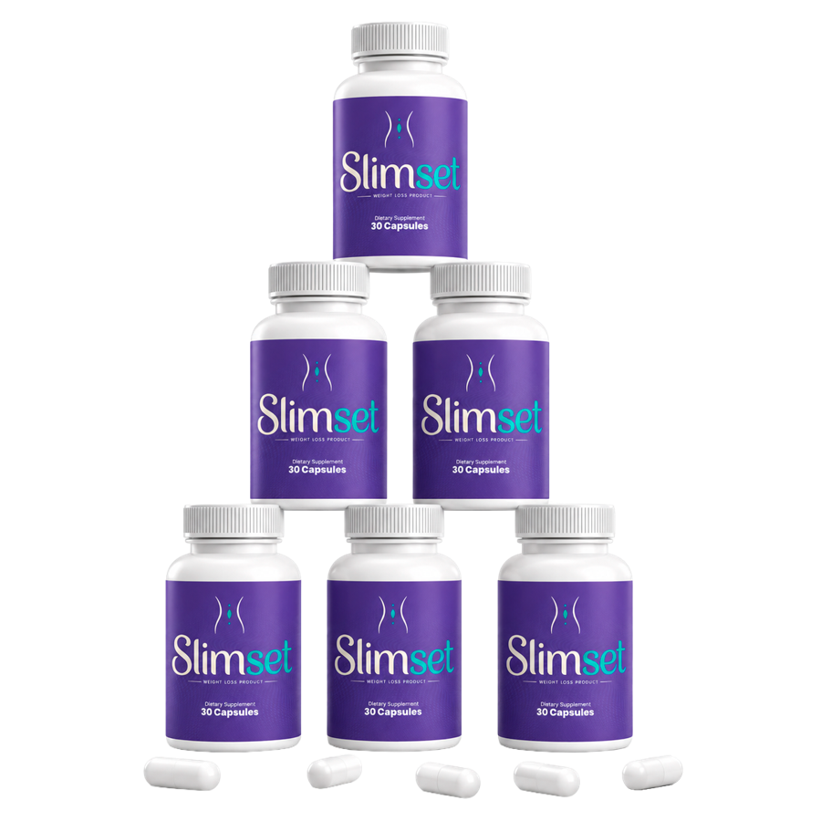 SlimSet 6 bottle pack — 180-day supply
